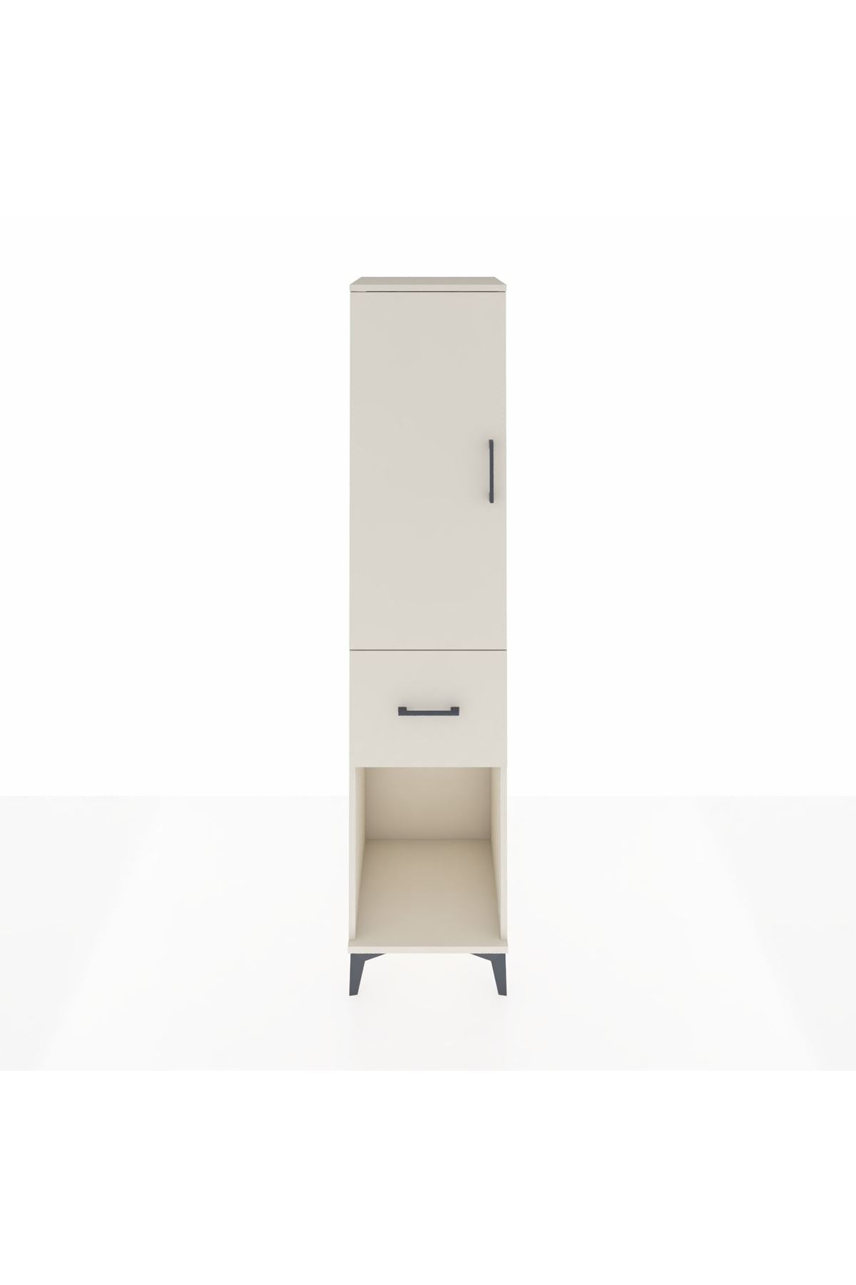 Hyperion Dolap Tek Raflı Tek Çekmeceli Tek Askılı 44x44x195 - S58M056V1B
