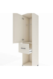 Hyperion Dolap Tek Raflı Tek Çekmeceli Tek Askılı 44x44x195 - S58M056V1B