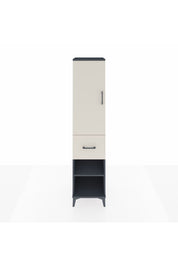 Hyperion Dolap 4 Raflı Tek Çekmeceli Tek Kapaklı 44x44x195 - S58M057V4B