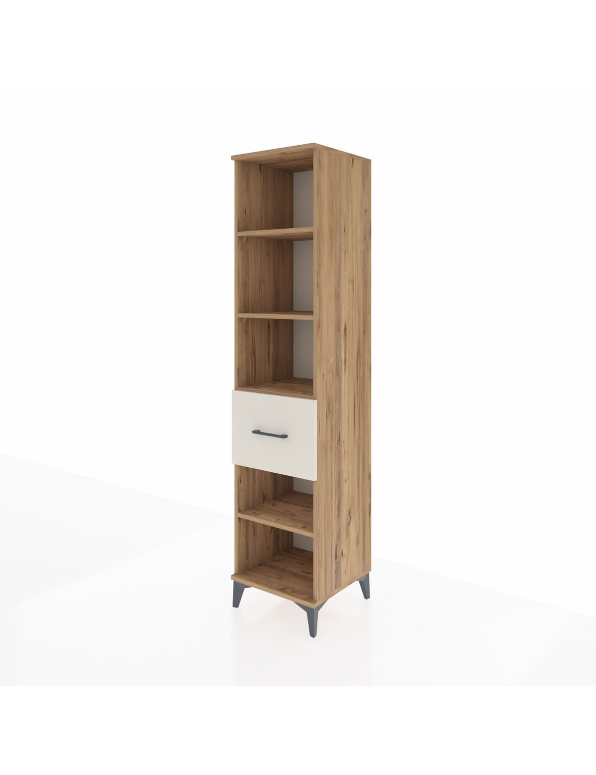 Hyperion Dolap 4 Raflı Tek Çekmeceli 44x44x195 - S58M058V7B