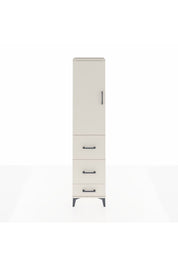 Hyperion Dolap Tek Raflı 3 Çekmeceli Tek Askılı 44x44x195 - S58M059V1B