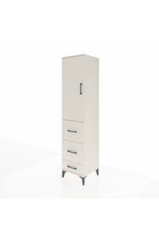 Hyperion Dolap 3 Raflı 3 Çekmeceli Tek Kapaklı 44x44x195 - S58M060V1B