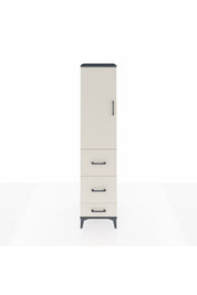 Hyperion Dolap 3 Raflı 3 Çekmeceli Tek Kapaklı 44x44x195 - S58M060V4B