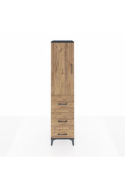Hyperion Dolap 3 Raflı 3 Çekmeceli Tek Kapaklı 44x44x195 - S58M060V6B