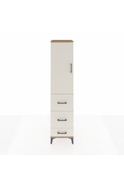 Hyperion Dolap 3 Raflı 3 Çekmeceli Tek Kapaklı 44x44x195 - S58M060V7B