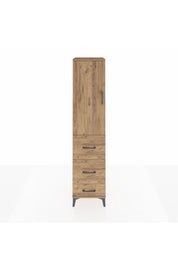 Hyperion Dolap 3 Raflı 3 Çekmeceli Tek Kapaklı 44x44x195 - S58M060V9B