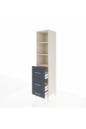 Hyperion Dolap 3 Raflı 3 Çekmeceli 44x44x195 - S58M061V2B
