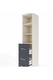 Hyperion Dolap 3 Raflı 3 Çekmeceli 44x44x195 - S58M061V2B