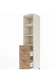 Hyperion Dolap 3 Raflı 3 Çekmeceli 44x44x195 - S58M061V3B
