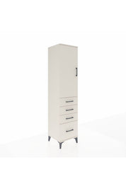 Hyperion Dolap Tek Raflı 4 Çekmeceli Tek Askılı 44x44x195 - S58M062V1B