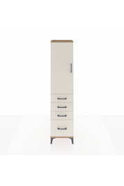 Hyperion Dolap Tek Raflı 4 Çekmeceli Tek Askılı 44x44x195 - S58M062V7B