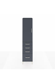 Hyperion Dolap 3 Raflı 4 Çekmeceli Tek Kapaklı 44x44x195 - S58M063V5B