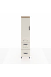 Hyperion Dolap 3 Raflı 4 Çekmeceli Tek Kapaklı 44x44x195 - S58M063V7B