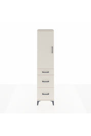 Hyperion Dolap Tek Raflı 3 Çekmeceli Tek Askılı 44x44x195 - S58M065V1B