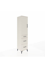 Hyperion Dolap Tek Raflı 3 Çekmeceli Tek Askılı 44x44x195 - S58M065V1B
