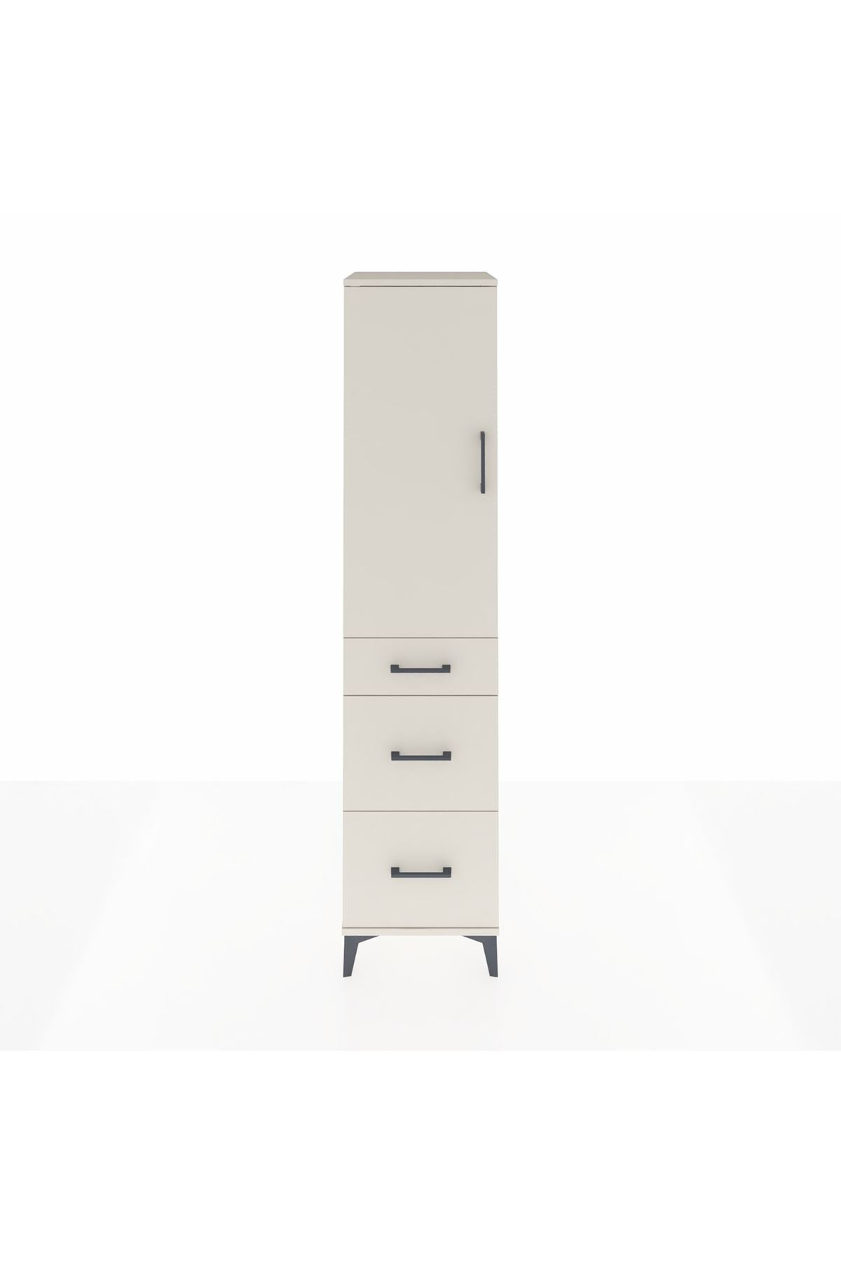 Hyperion Dolap 3 Raflı 3 Çekmeceli 44x44x195 - S58M066V1B