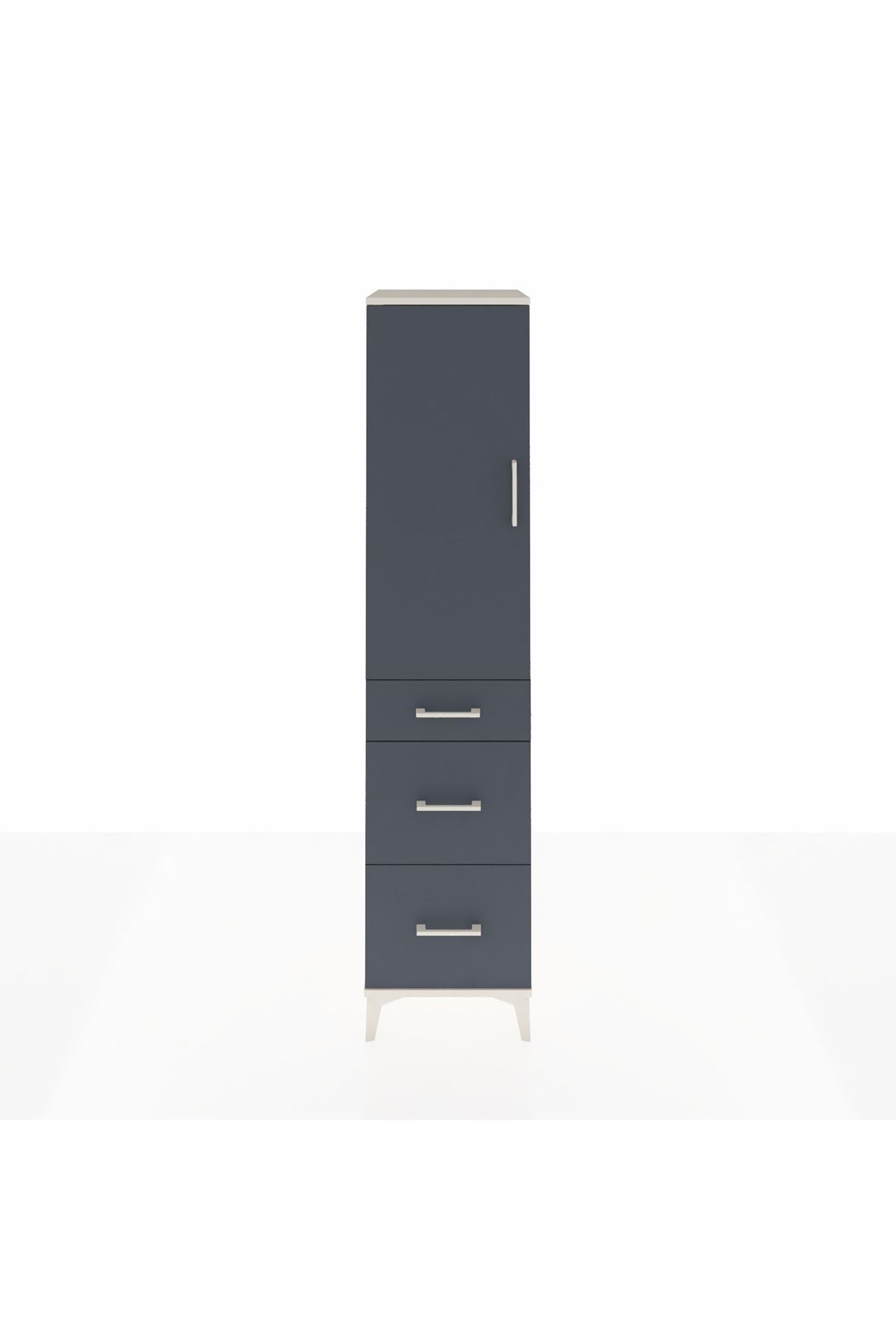 Hyperion Dolap 3 Raflı 3 Çekmeceli 44x44x195 - S58M066V2B
