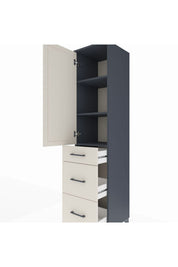 Hyperion Dolap 3 Raflı 3 Çekmeceli 44x44x195 - S58M066V4B