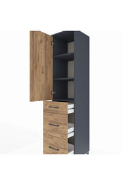 Hyperion Dolap 3 Raflı 3 Çekmeceli 44x44x195 - S58M066V6B