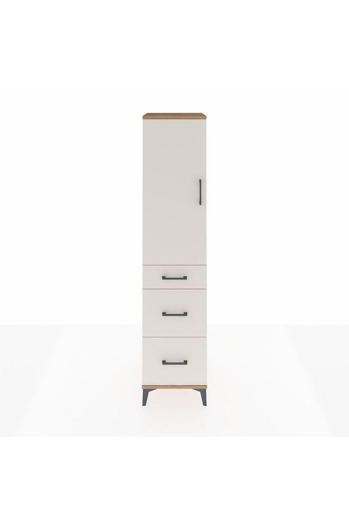 Hyperion Dolap 3 Raflı 3 Çekmeceli 44x44x195 - S58M066V7B