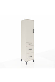 Hyperion Dolap Tek Raflı 3 Çekmeceli Tek Askılı 44x44x195 - S58M068V1B