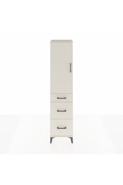 Hyperion Dolap Tek Raflı 3 Çekmeceli Tek Askılı 44x44x195 - S58M068V1B