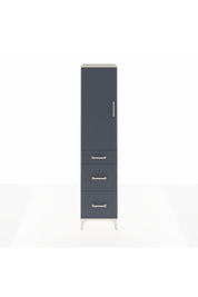 Hyperion Dolap Tek Raflı 3 Çekmeceli Tek Askılı 44x44x195 - S58M068V2B