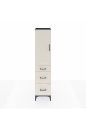 Hyperion Dolap Tek Raflı 3 Çekmeceli Tek Askılı 44x44x195 - S58M068V4B