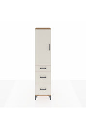 Hyperion Dolap Tek Raflı 3 Çekmeceli Tek Askılı 44x44x195 - S58M068V7B