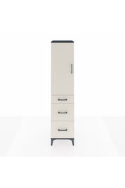 Hyperion Dolap 3 Raflı 3 Çekmeceli Tek Kapaklı 44x44x195 - S58M069V4B