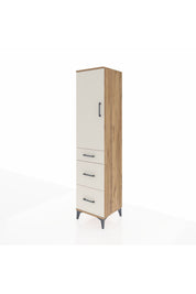Hyperion Dolap 3 Raflı 3 Çekmeceli Tek Kapaklı 44x44x195 - S58M069V7B