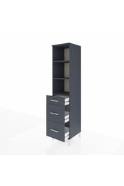 Hyperion Dolap 3 Raflı 3 Çekmeceli 44x44x195 - S58M070V5B