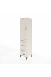 Hyperion Dolap Tek Raflı 4 Çekmeceli Tek Askılı 44x44x195 - S58M071V1B