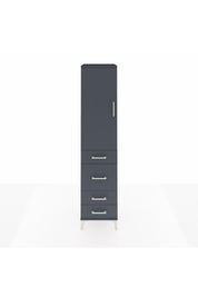 Hyperion Dolap Tek Raflı 4 Çekmeceli Tek Askılı 44x44x195 - S58M071V5B