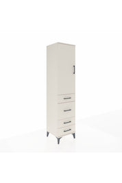 Hyperion Dolap 3 Raflı 4 Çekmeceli Tek Kapaklı 44x44x195 - S58M072V1B