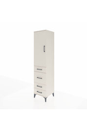 Hyperion Dolap 3 Raflı 4 Çekmeceli Tek Kapaklı 44x44x195 - S58M072V1B
