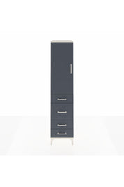Hyperion Dolap 3 Raflı 4 Çekmeceli Tek Kapaklı 44x44x195 - S58M072V2B
