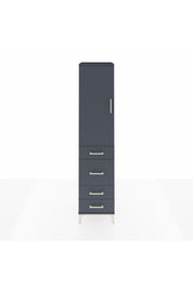 Hyperion Dolap 3 Raflı 4 Çekmeceli Tek Kapaklı 44x44x195 - S58M072V5B