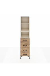 Hyperion Dolap 3 Raflı 4 Çekmeceli 44x44x195 - S58M073V3B