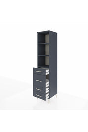 Hyperion Dolap 3 Raflı 4 Çekmeceli 44x44x195 - S58M073V5B