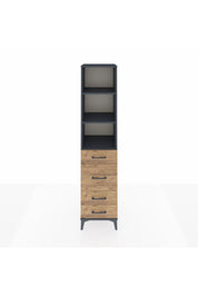 Hyperion Dolap 3 Raflı 4 Çekmeceli 44x44x195 - S58M073V6B