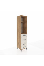 Hyperion Dolap 3 Raflı 4 Çekmeceli 44x44x195 - S58M073V7B