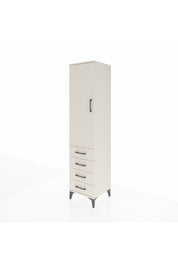 Hyperion Dolap 2 Raflı 4 Çekmeceli Tek Askılı 44x44x195 - S58M074V1B