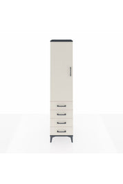 Hyperion Dolap 2 Raflı 4 Çekmeceli Tek Askılı 44x44x195 - S58M074V4B