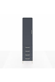 Hyperion Dolap 2 Raflı 4 Çekmeceli Tek Askılı 44x44x195 - S58M074V5B