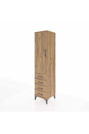Hyperion Dolap 2 Raflı 4 Çekmeceli Tek Askılı 44x44x195 - S58M074V9B