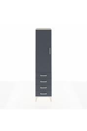 Hyperion Dolap 4 Raflı 4 Çekmeceli Tek Kapaklı 44x44x195 - S58M075V2B