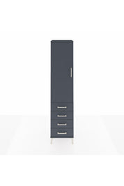 Hyperion Dolap 4 Raflı 4 Çekmeceli Tek Kapaklı 44x44x195 - S58M075V5B