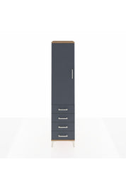Hyperion Dolap 4 Raflı 4 Çekmeceli Tek Kapaklı 44x44x195 - S58M075V8B