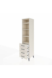 Hyperion Dolap 4 Raflı 4 Çekmeceli 44x44x195 - S58M076V1B